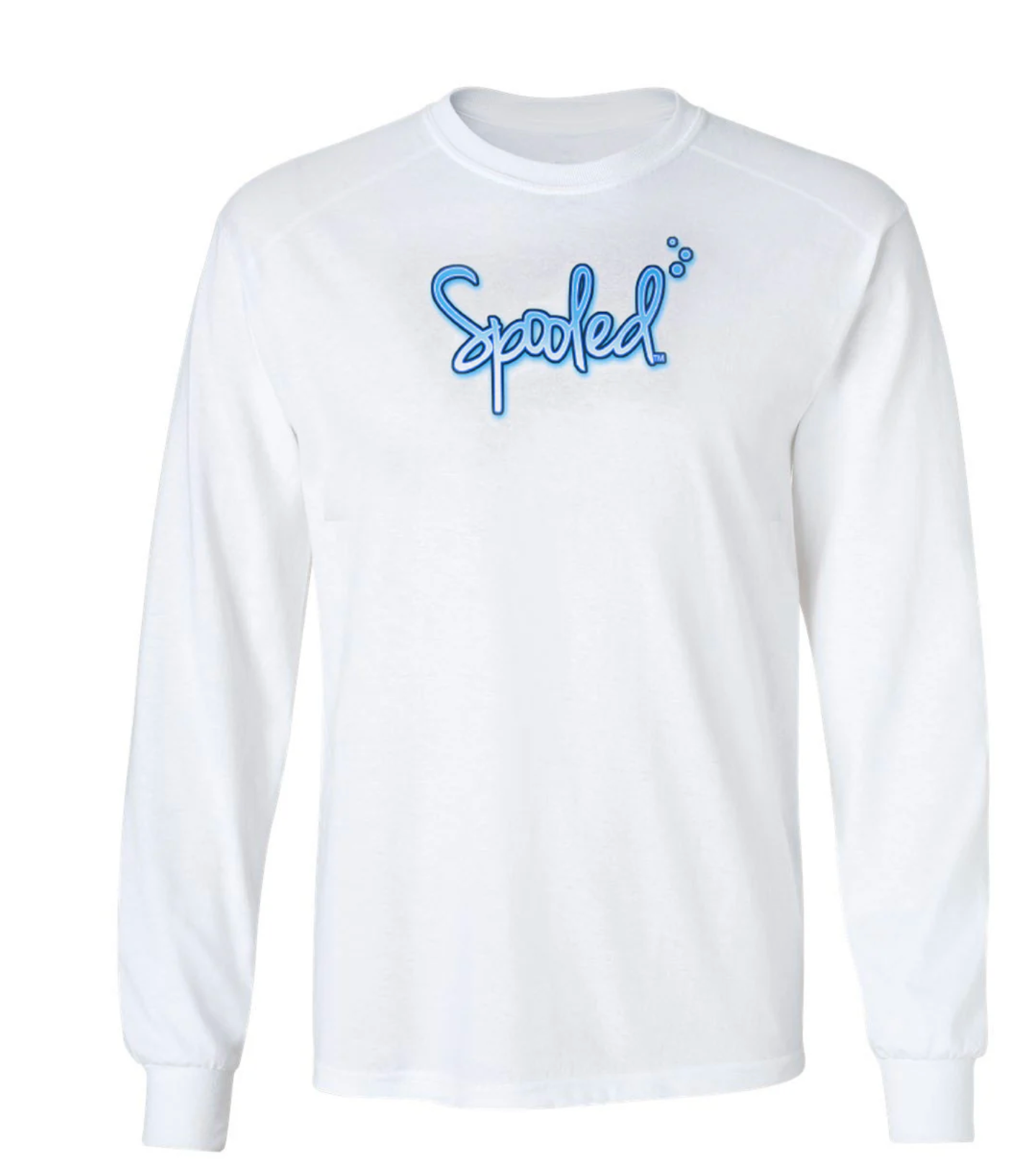 Performance Long Sleeve White with Spooled Sailfish SPF-30