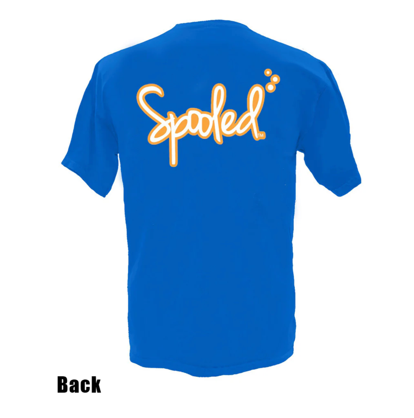 Short Sleeve Spooled Orange and Blue