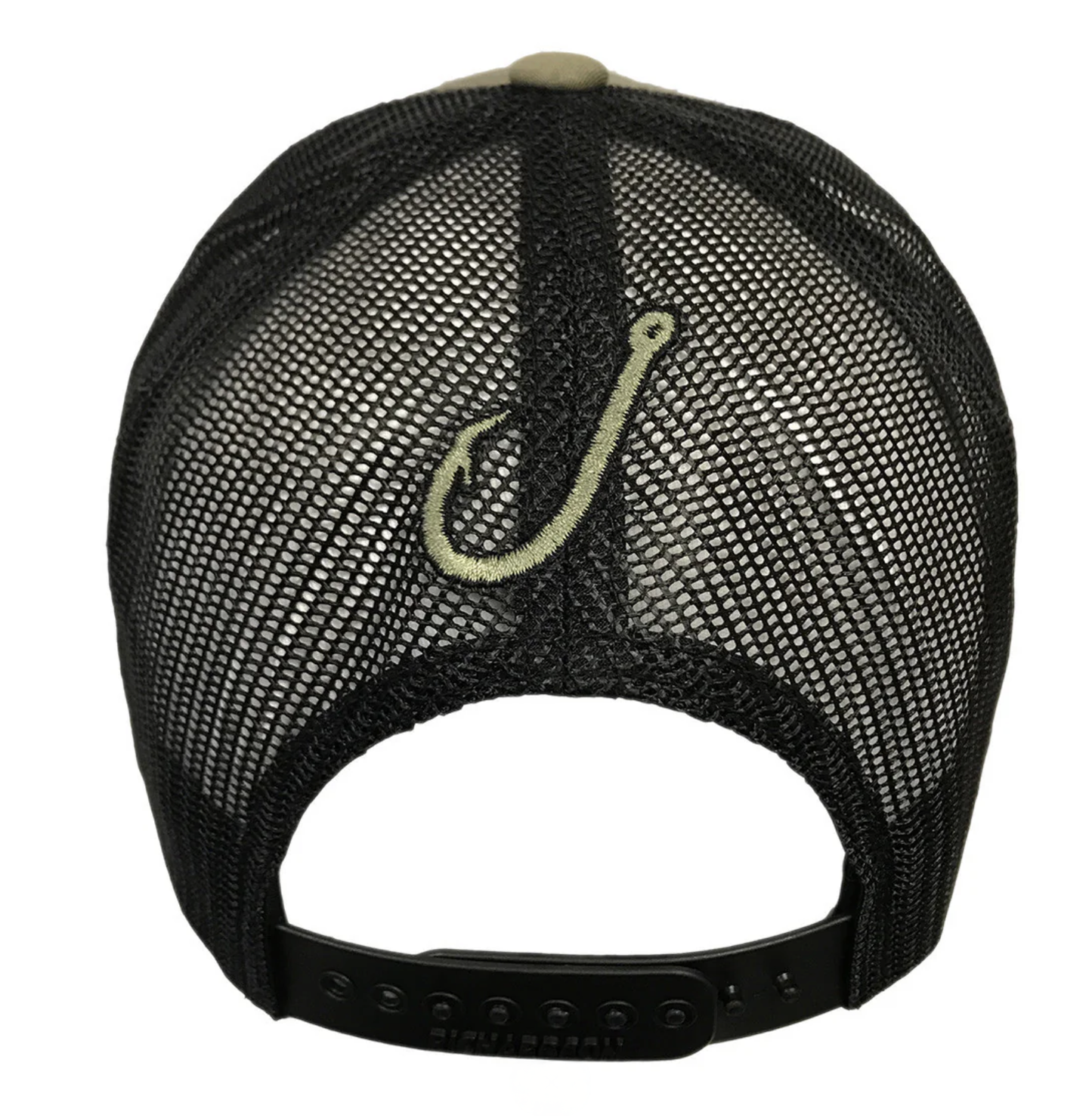 Spooled Olive with Black Mesh Snapbacks